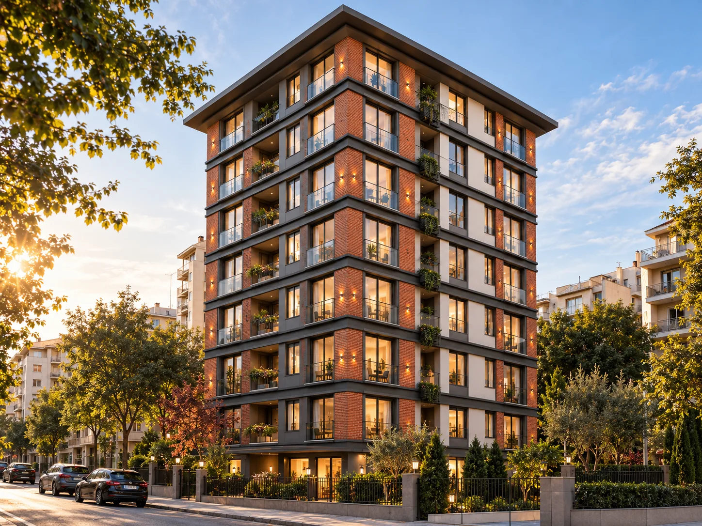 Kadıköy Merdivenköy Kemal Koç Apartmanı 2+1 satılık daire için temsili proje dış cephesi
