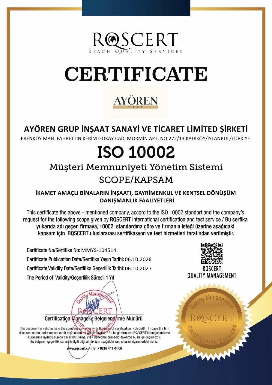 ISO 10002 – Müşteri Memnuniyeti Yönetim Sistemi
