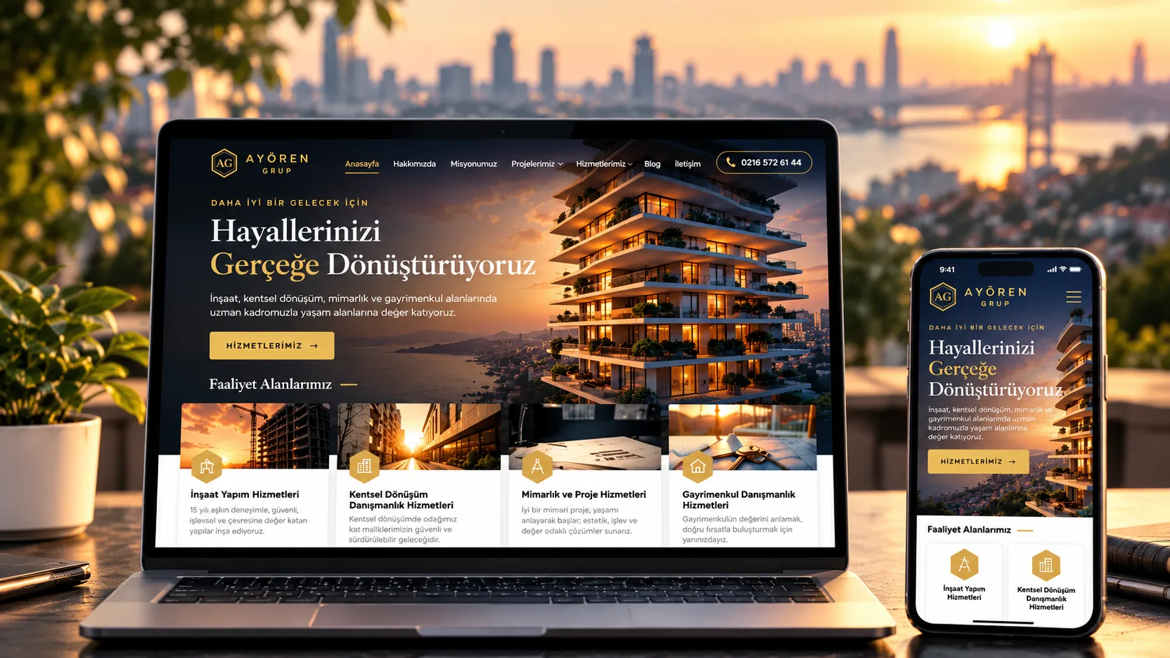 Ayören Grup'un Yeni Web Sitesi Yayında